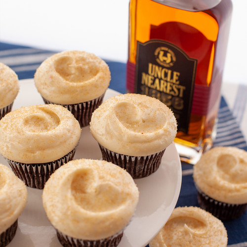 Uncle Nearest® 1856 Whiskey Chocolate Cupcake
