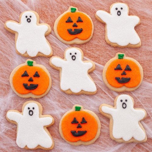 Halloween Frosted Sugar Cookies