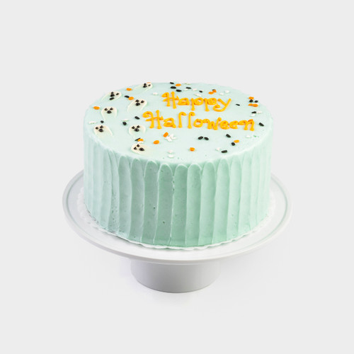 Ghost Deco Cake on Vanilla Celebration -  Side View Ghost Deco Cake on Vanilla Celebration -  Side View view 5