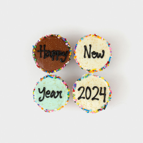 Happy New Year Cupcake 4-Box