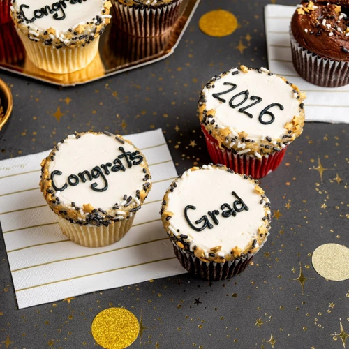 Congrats Grad Cupcakes View 2