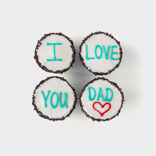 I Love You Dad Flourless Cupcake 4-box