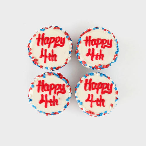 Happy 4th Flourless Cupcake 4-box