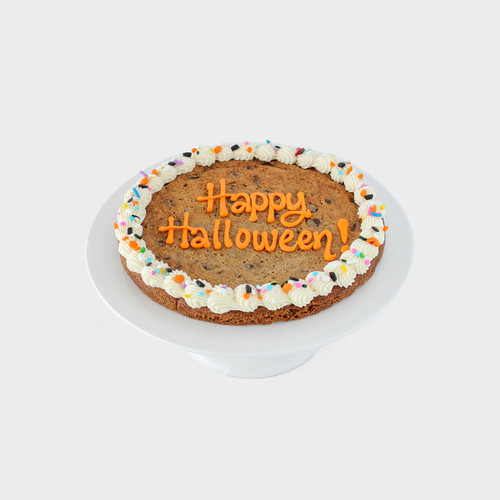 Halloween Chocolate Chip Cookie Cake