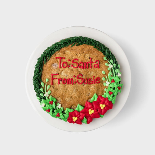 Holiday Wreath Chocolate Chip Cookie Cake Holiday Wreath Chocolate Chip Cookie Cake view 2