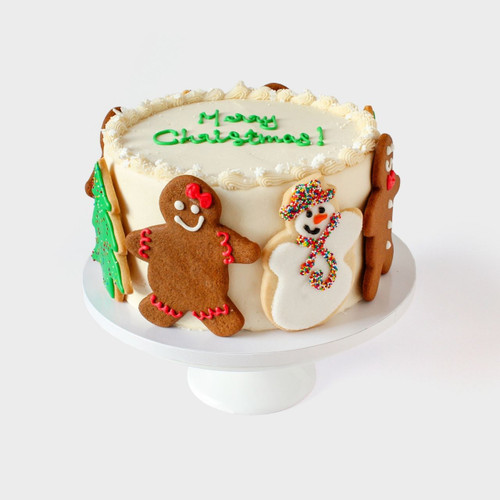 Holiday Cookie Decorated Cake