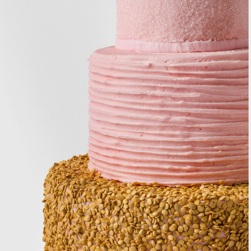 Multi-Texture Quinceañera Cake View 2