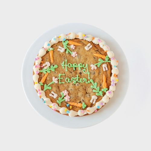 Easter Chocolate Chip Cookie Cake