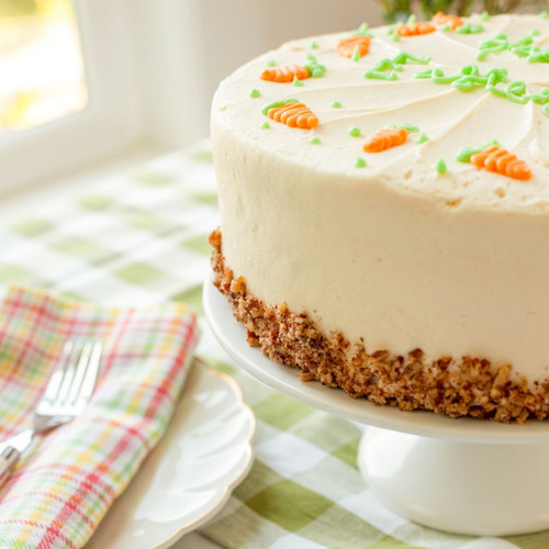 Mini Carrot Decorated Cake view 4