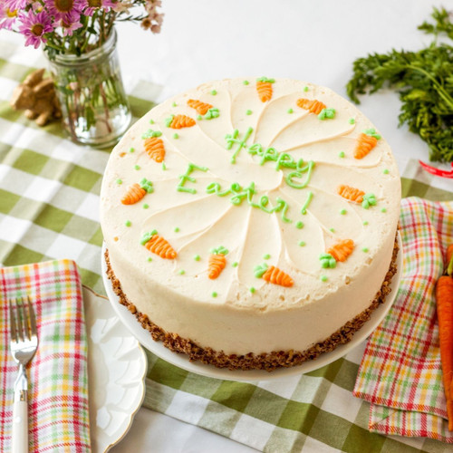 Mini Carrot Decorated Cake View 2