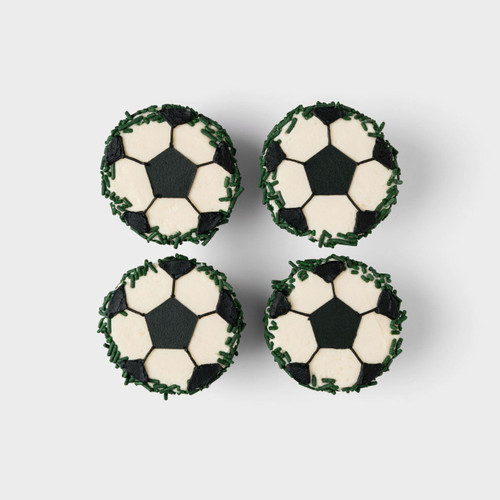 Soccer Cupcake 4-box