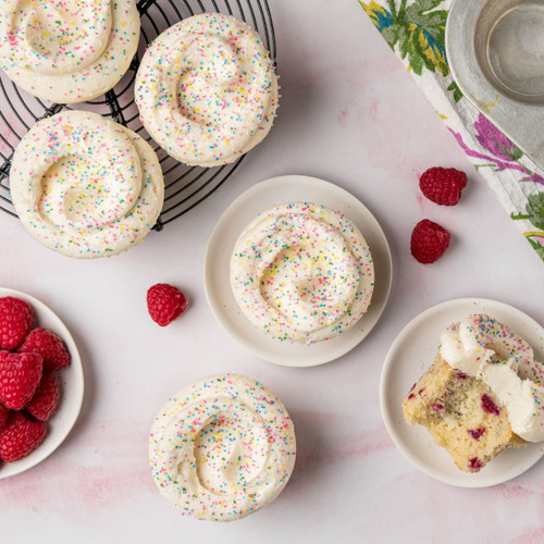 Raspberry Vanilla Cupcake view 3