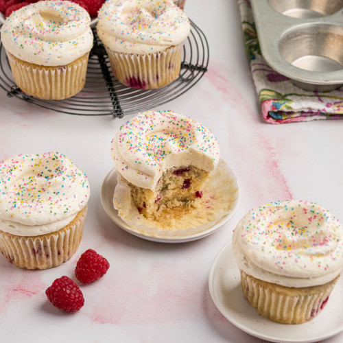 Raspberry Vanilla Cupcake view 1
