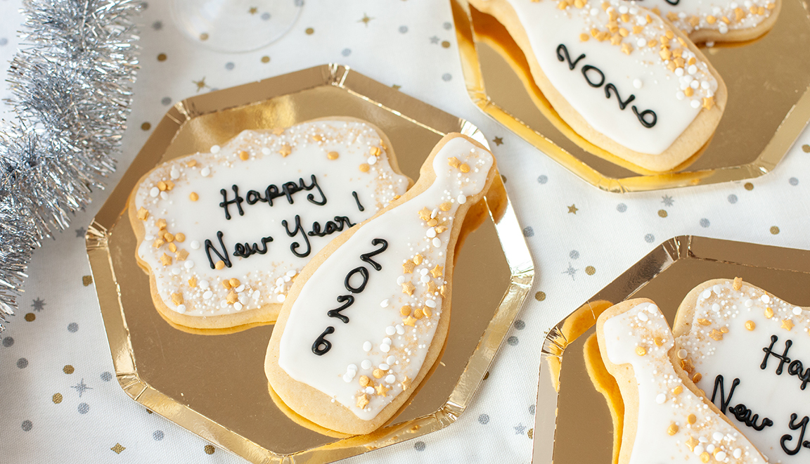 NYE 2026 Frosted Sugar Cookies