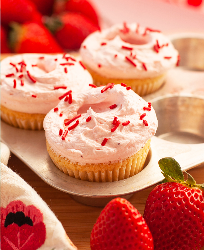 Strawberry Cupcakes