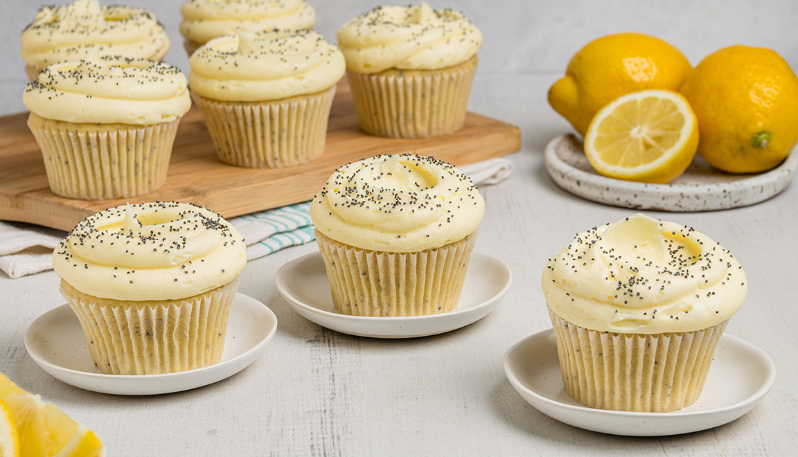 Lemon Poppyseed Cupcakes