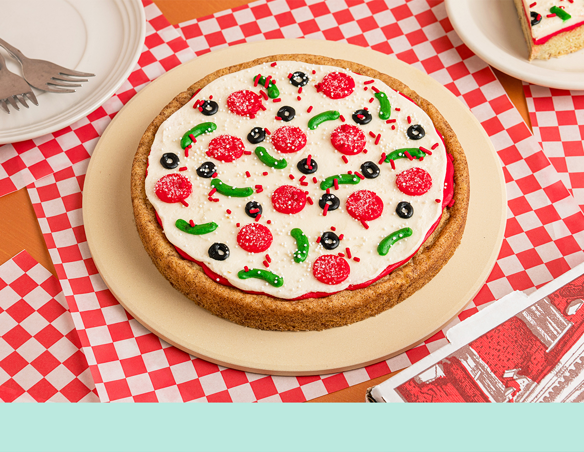 Pizza Cookie Cake
