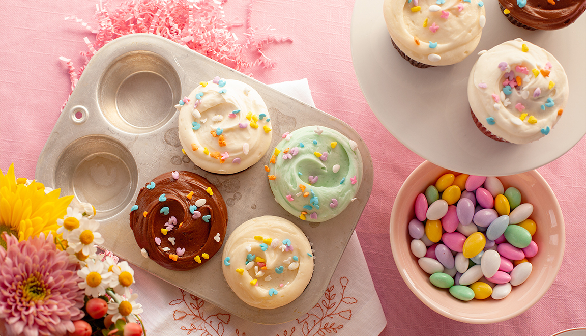 Easter cupcakes