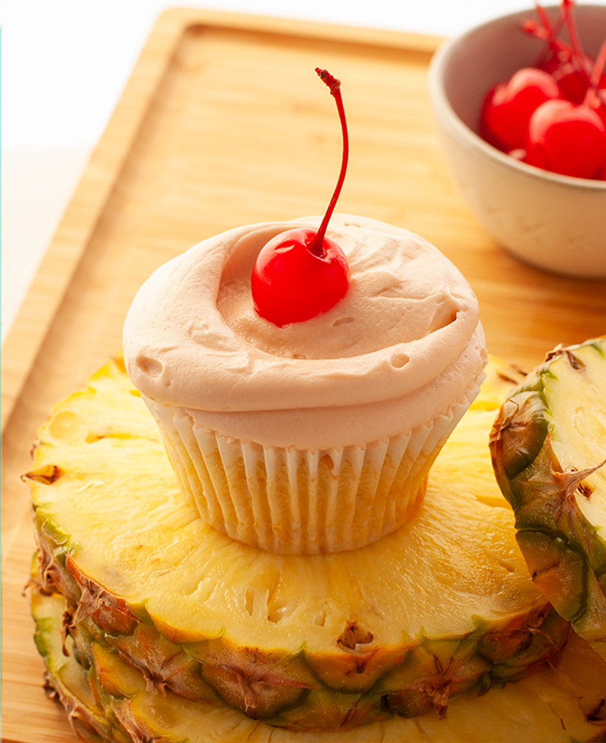 Pineapple Upside Down Cupcake