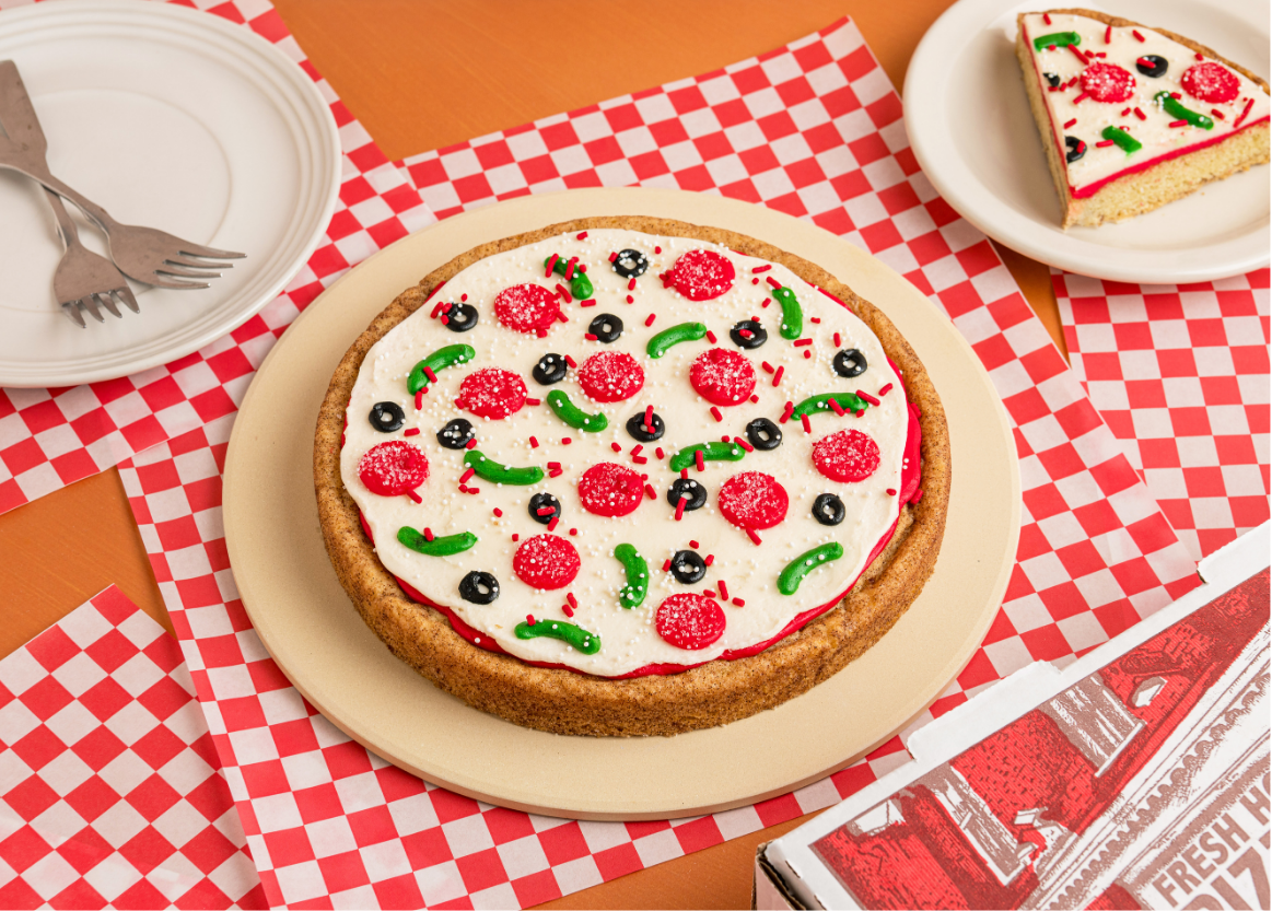 Pizza Cookie Cake