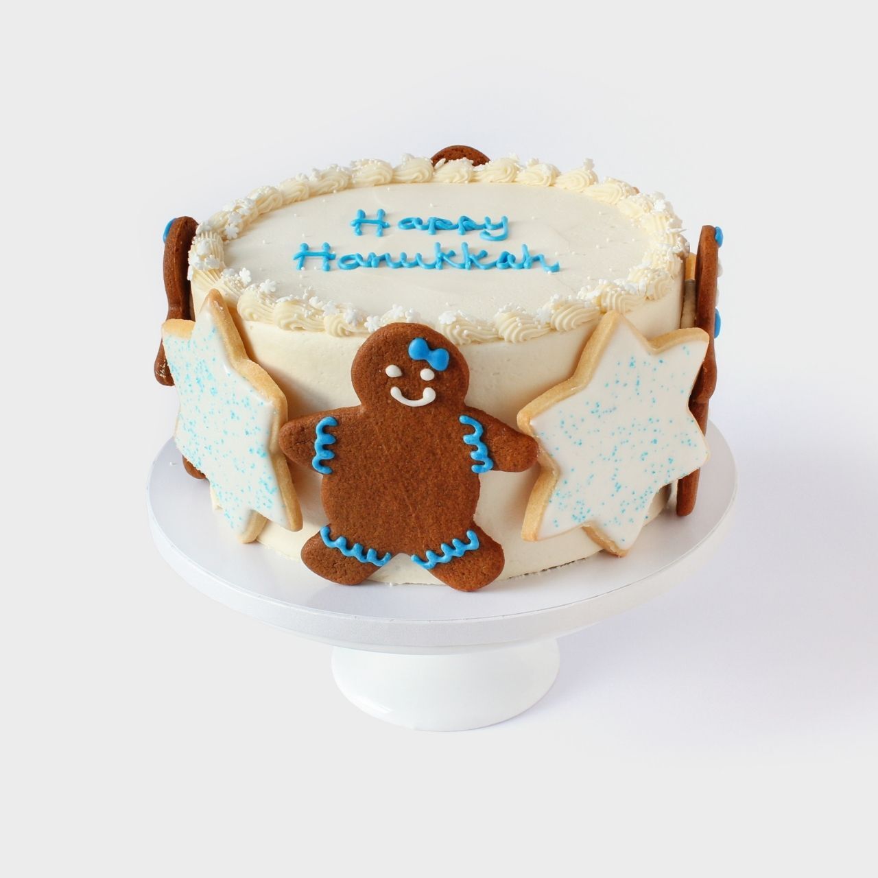 Hanukkah Cookie Decorated Cake