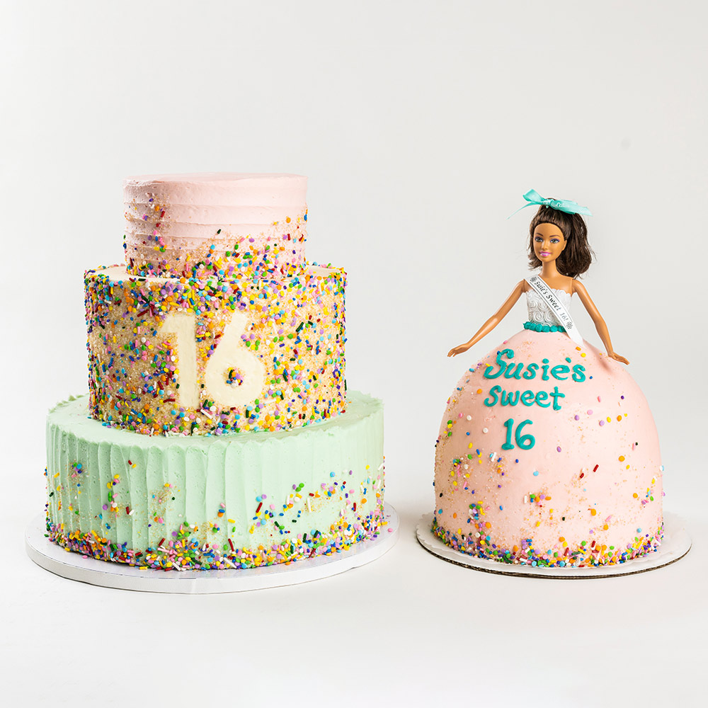 Tiffany Blue Sweet 16 Cake - CakeCentral.com