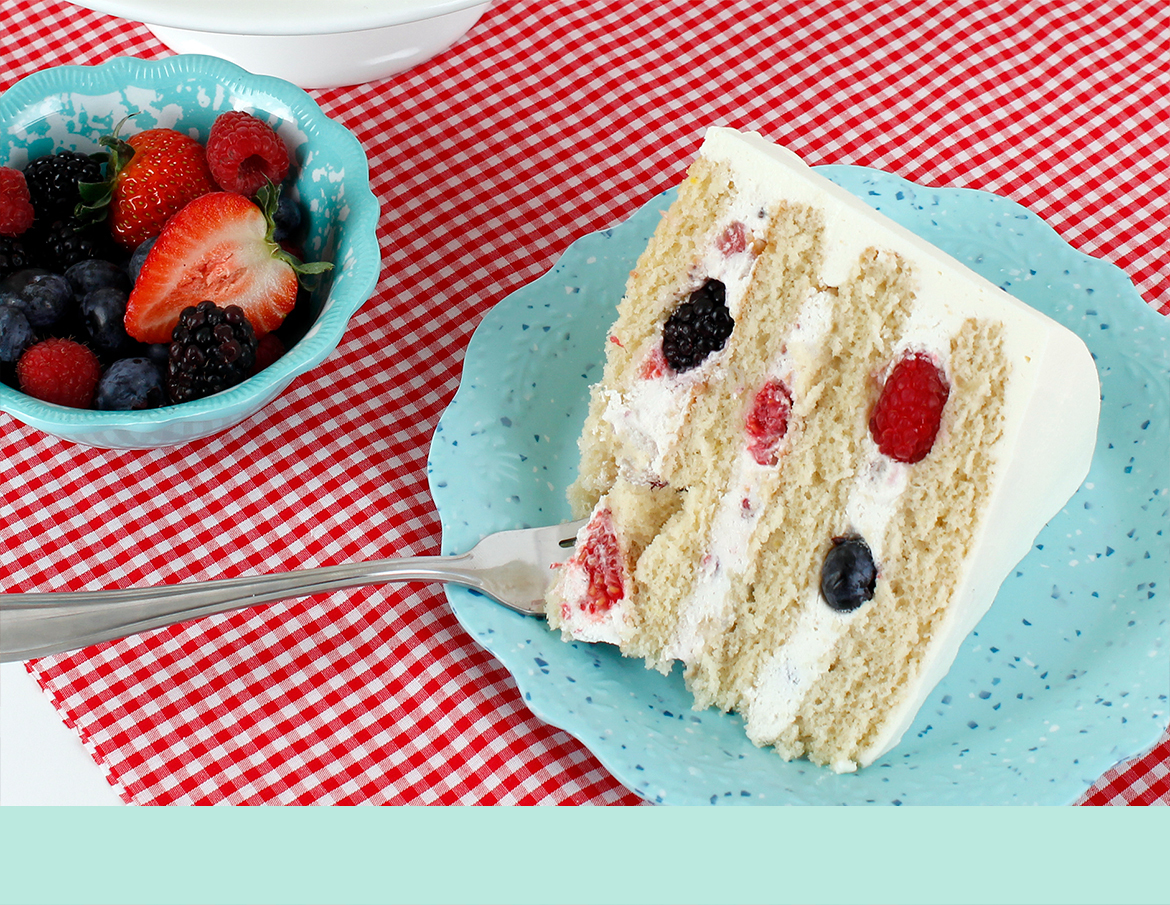 Fresh Berry Cake