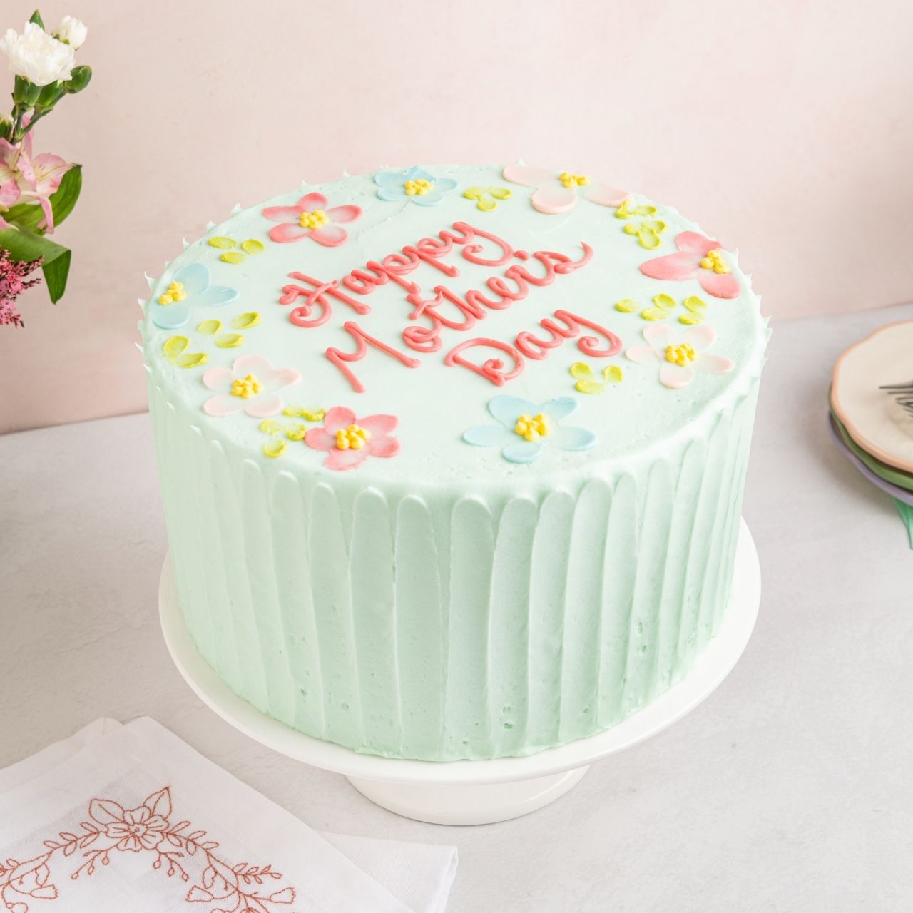 初恋 遠い夏の日 Until my mother's cake bakes PDP_05_MAY_Painted_Flower_Deco