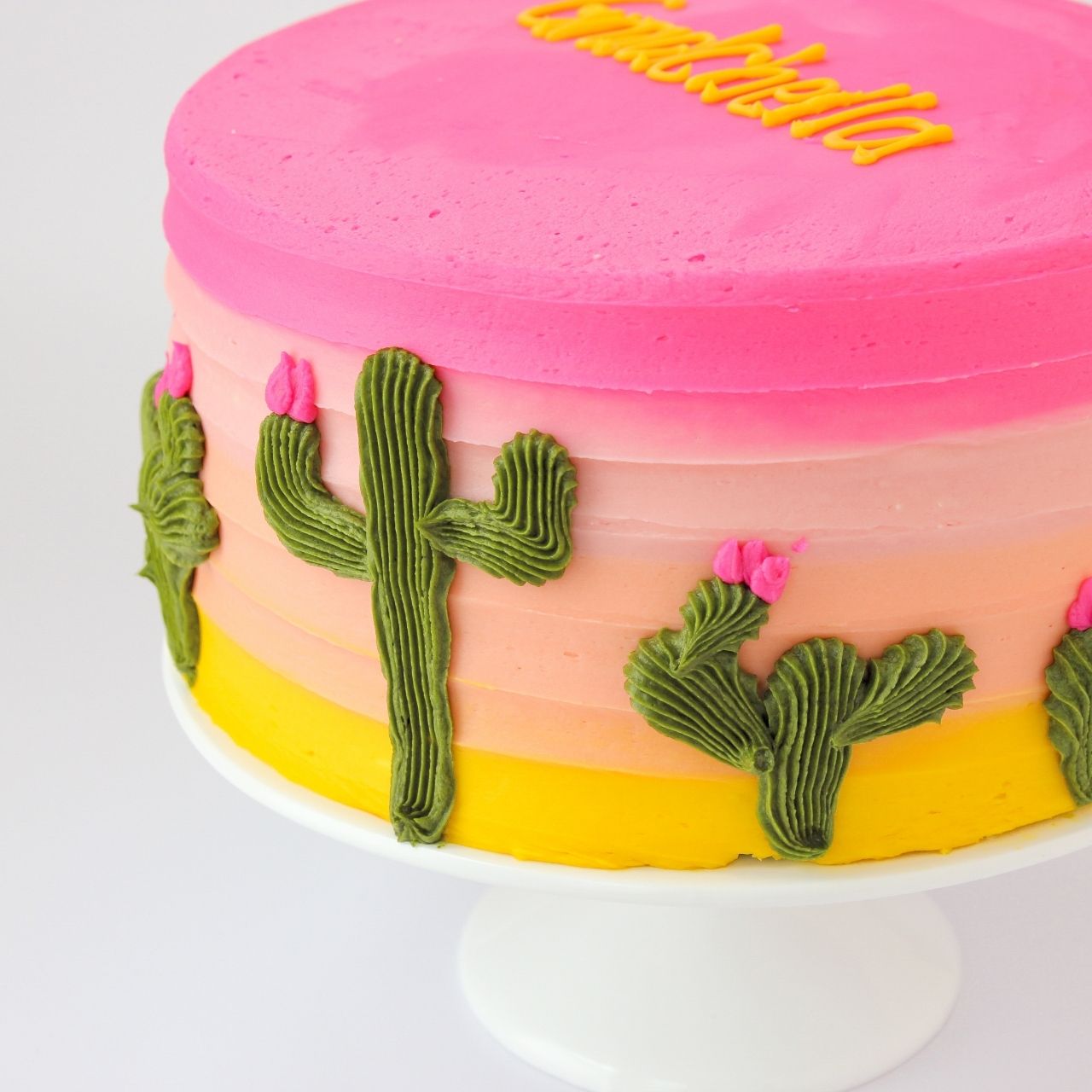 Desert Sunset Cake