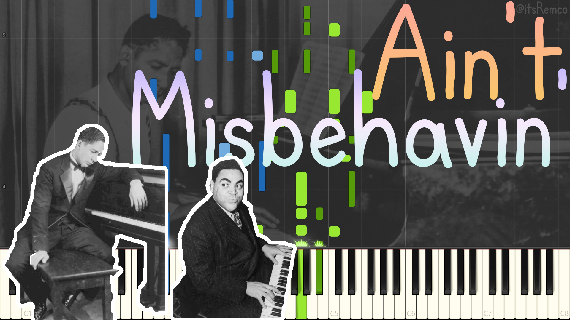 Jelly Roll Morton - Ain't Misbehavin' 1938 thumbnail picture