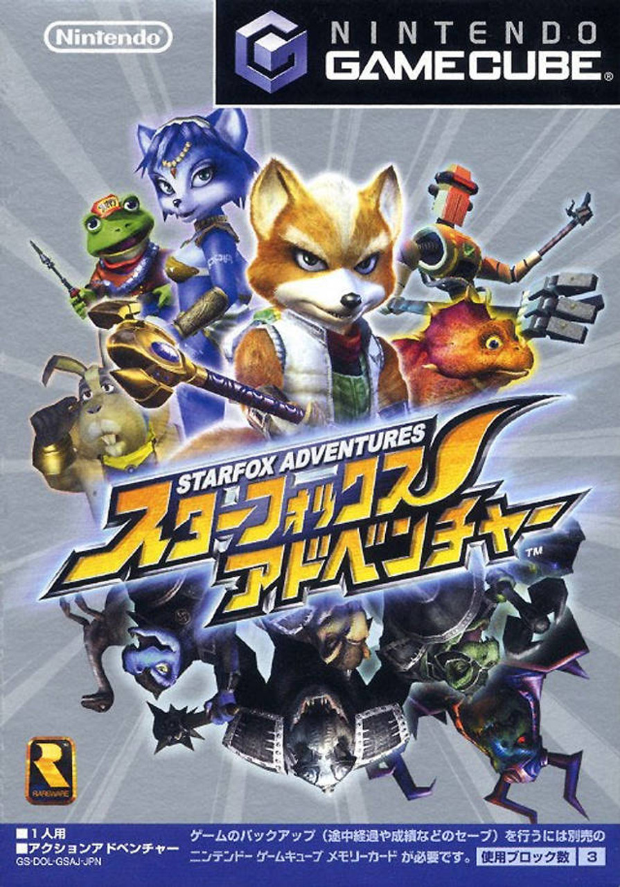 Star Fox Adventures & Assault lot 2 set Nintendo Gamecube GC Japan