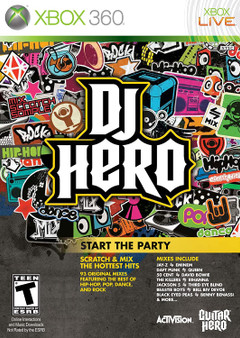 DJ Hero - Xbox 360 - USED (GAME ONLY)