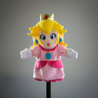 SMB Princess Peach Plush Puppet