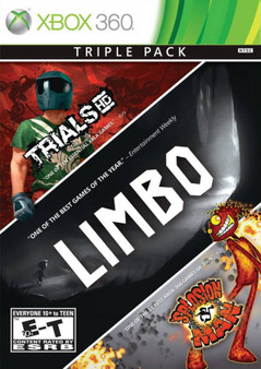 Triple Pack: Limbo, Trials HD, Splosion Man - Xbox 360 - NEW