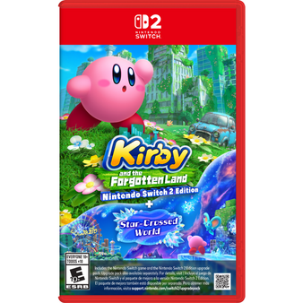 Kirby and the Forgotten Land: Switch 2 Edition + Star-Crossed World - Switch 2 - USED