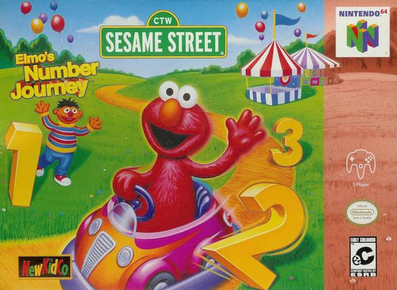 Elmo's Number Journey - N64 - USED