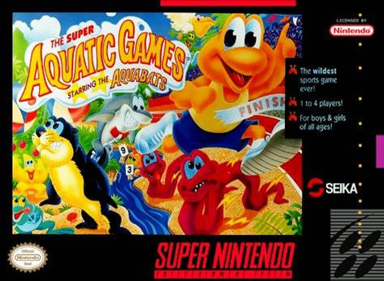 The Super Aquatic Games Starring the Aquabats - SNES - USED