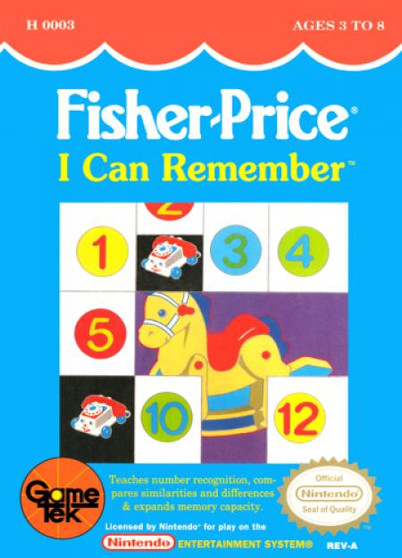 Fisher Price: I Can Remember - NES - USED