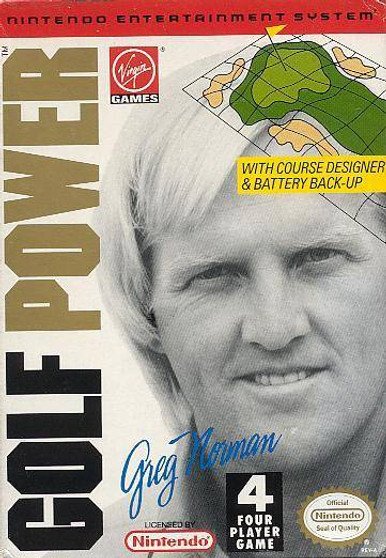 Golf Power: Greg Norman - NES - USED (INCOMPLETE)