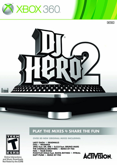 DJ Hero 2 - Xbox 360 - USED (GAME ONLY)