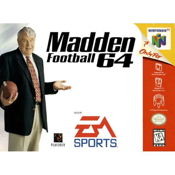 Madden 64 - N64 - USED (INCOMPLETE)