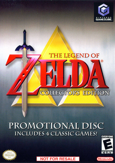 The Legend of Zelda: Collector's Edition (Zelda, Zelda II, Ocarina of Time, Majora's Mask) - Gamecube - USED