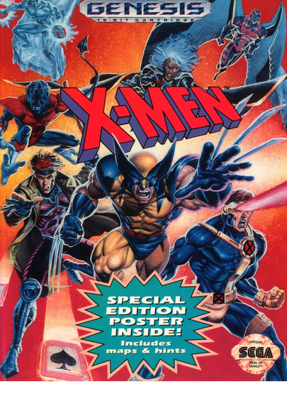 X-Men - Sega Genesis - USED (COMPLETE)
