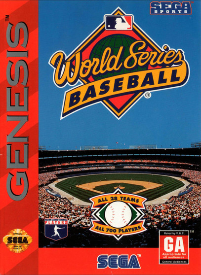 World Series Baseball - Sega Genesis- USED (COMPLETE)