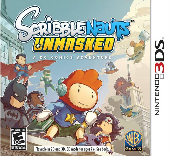 Scribbenauts Unmasked: A DC Comics Adventure - 3DS - USED