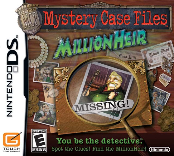 Mystery Case Files: MillionHeir - DS - USED