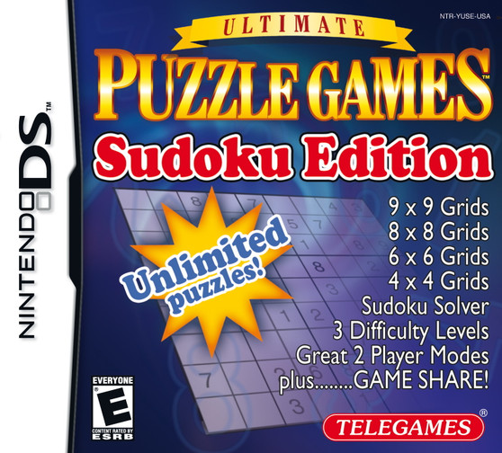 Ultimate Puzzle Games: Sudoku Edition - DS - USED