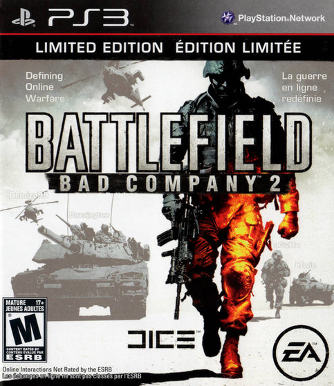 Battlefield: Bad Company 2 - Limited Edition - PS3 -USED