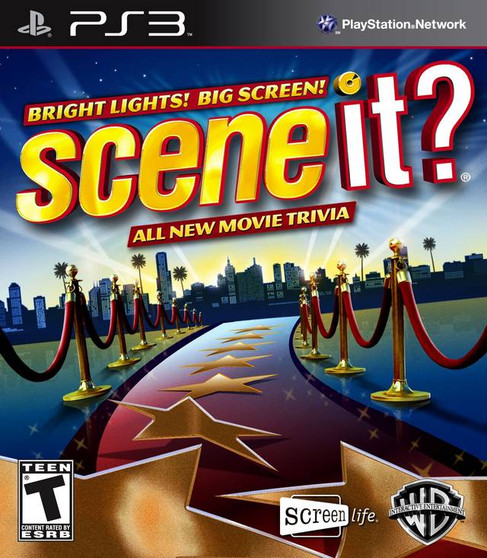 Scene It? : Bright Lights! Big Screen! - PS3 - USED