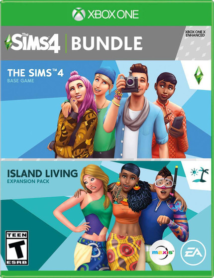 The Sims 4 + Island Living Bundle - Xbox One - NEW